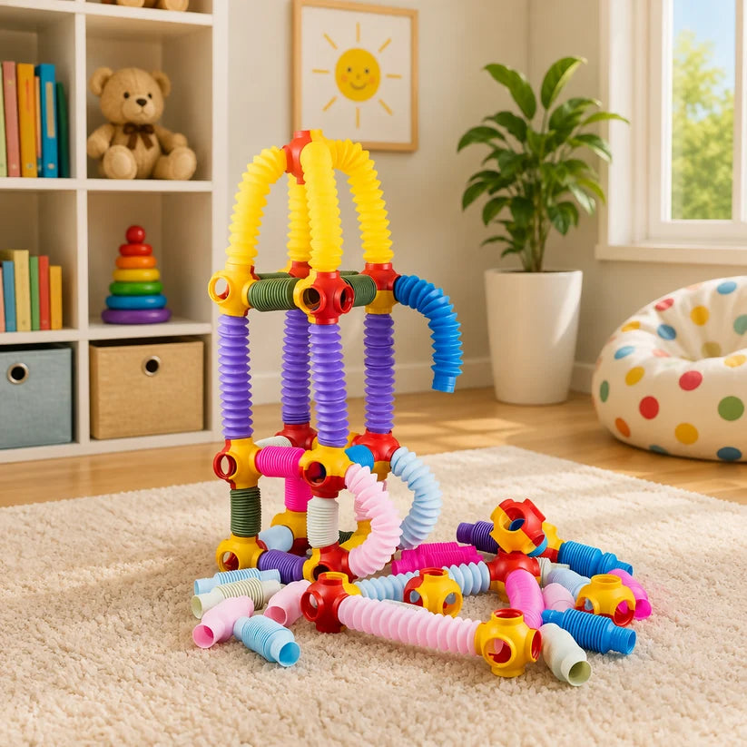 Pop Tubes Connecting Toy