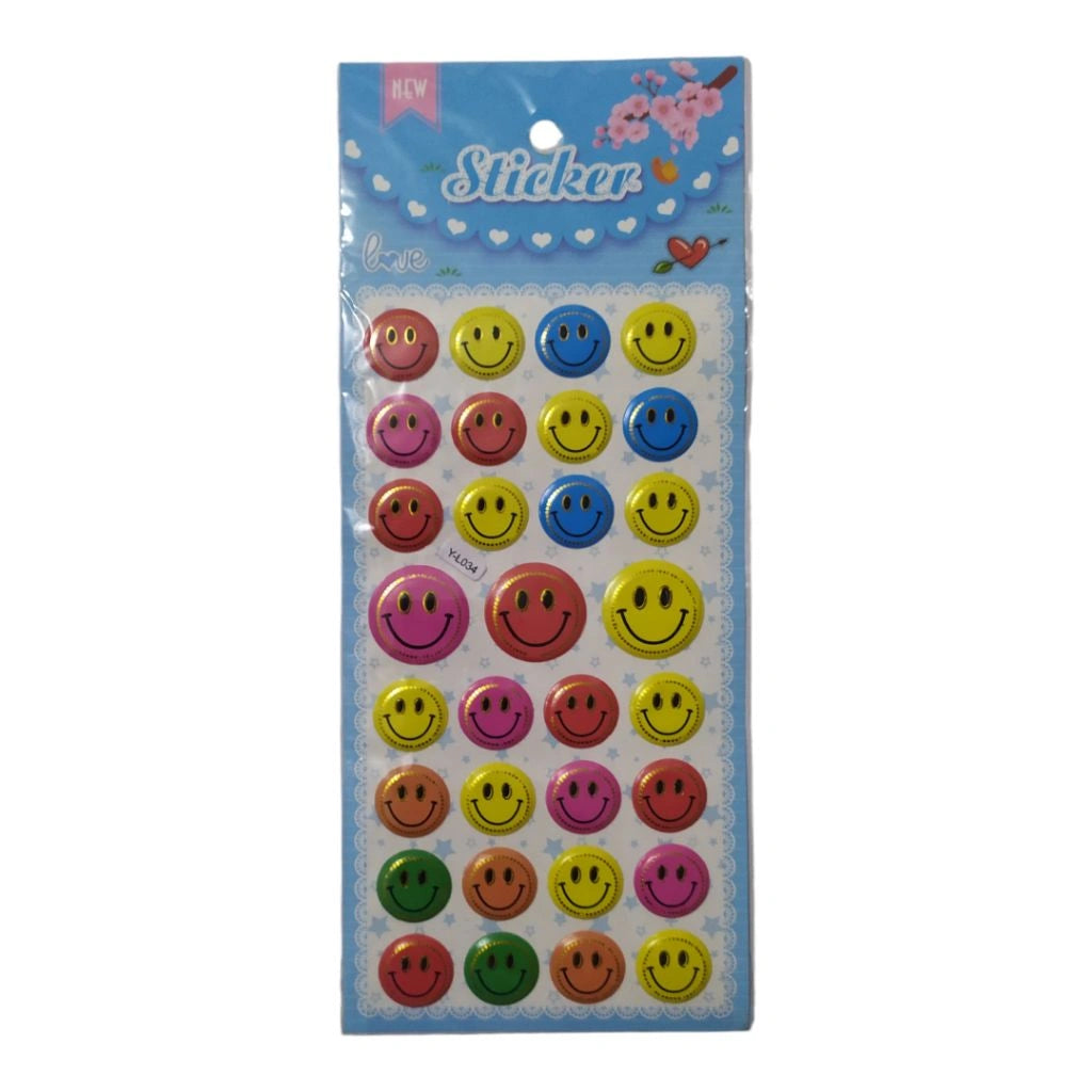 Puffy 3D Stickers set of any 3