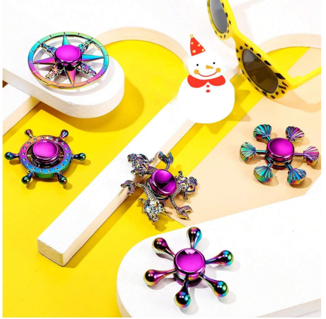 colorfull Hand Spinner Fidget Toy
