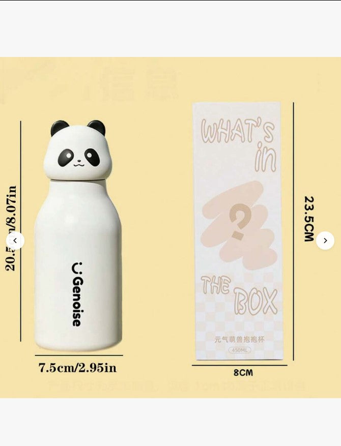 3D Animal Stainless Steel Water Bottle (450ml)