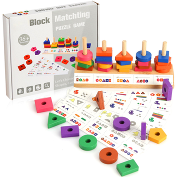 Shapes block matching game
