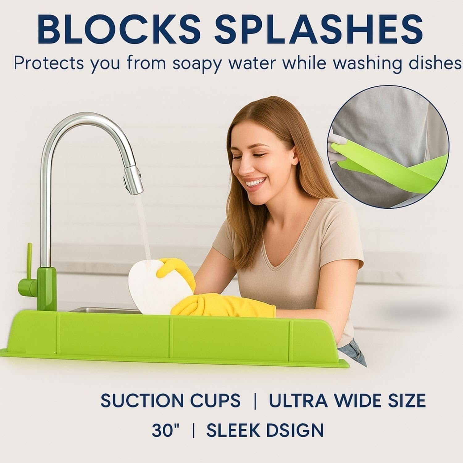 Silicone Sink splash Guard (1pc)