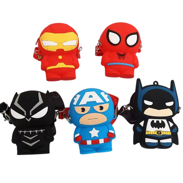 Superhero Silicon Sling Bag (1pc)