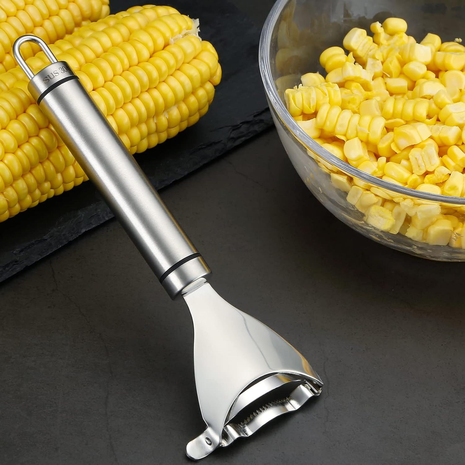 Stainless Steel Corn Peeler (1pc)