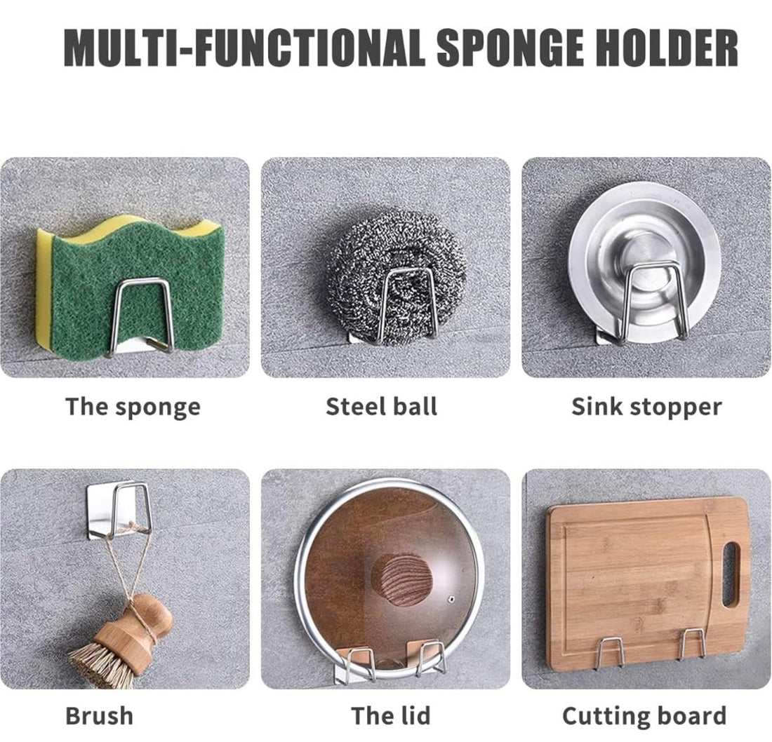 Stainless Steel Sponge Holder Hook (1pc)