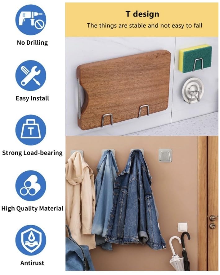Stainless Steel Sponge Holder Hook (1pc)