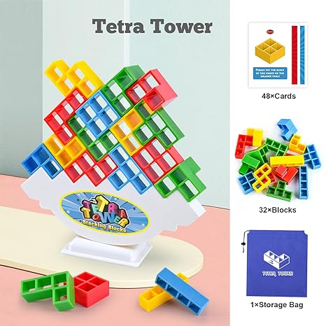 Tetra Tower Balancing Stacking Toys