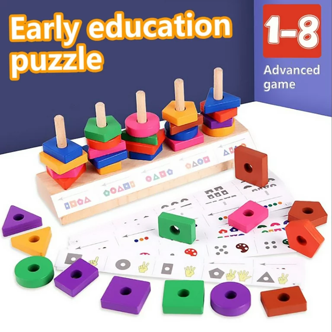 Shapes block matching game