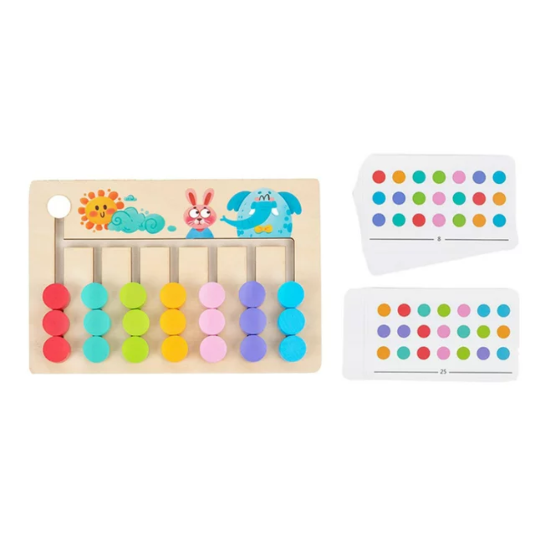 7 Color logic maze