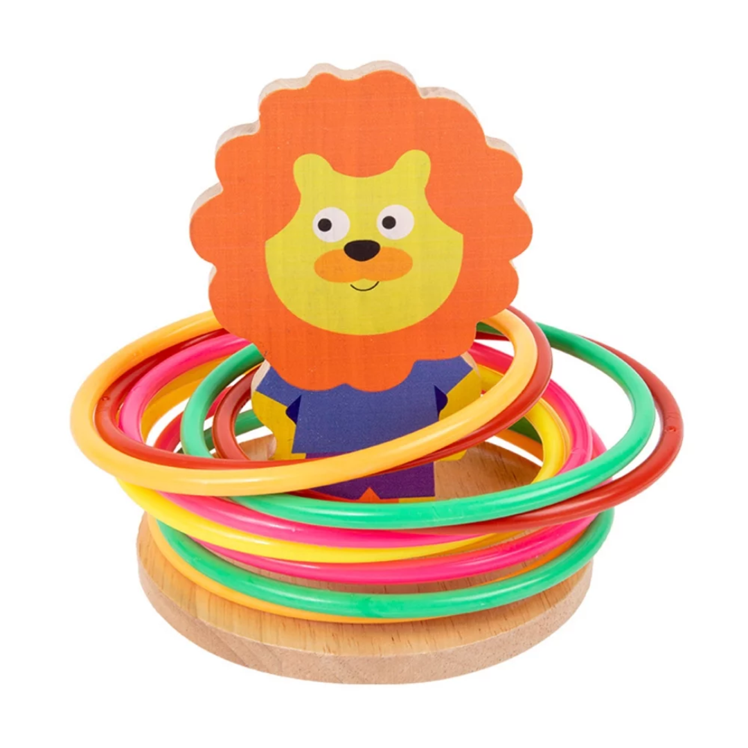 Baby animal ferrule ring toss