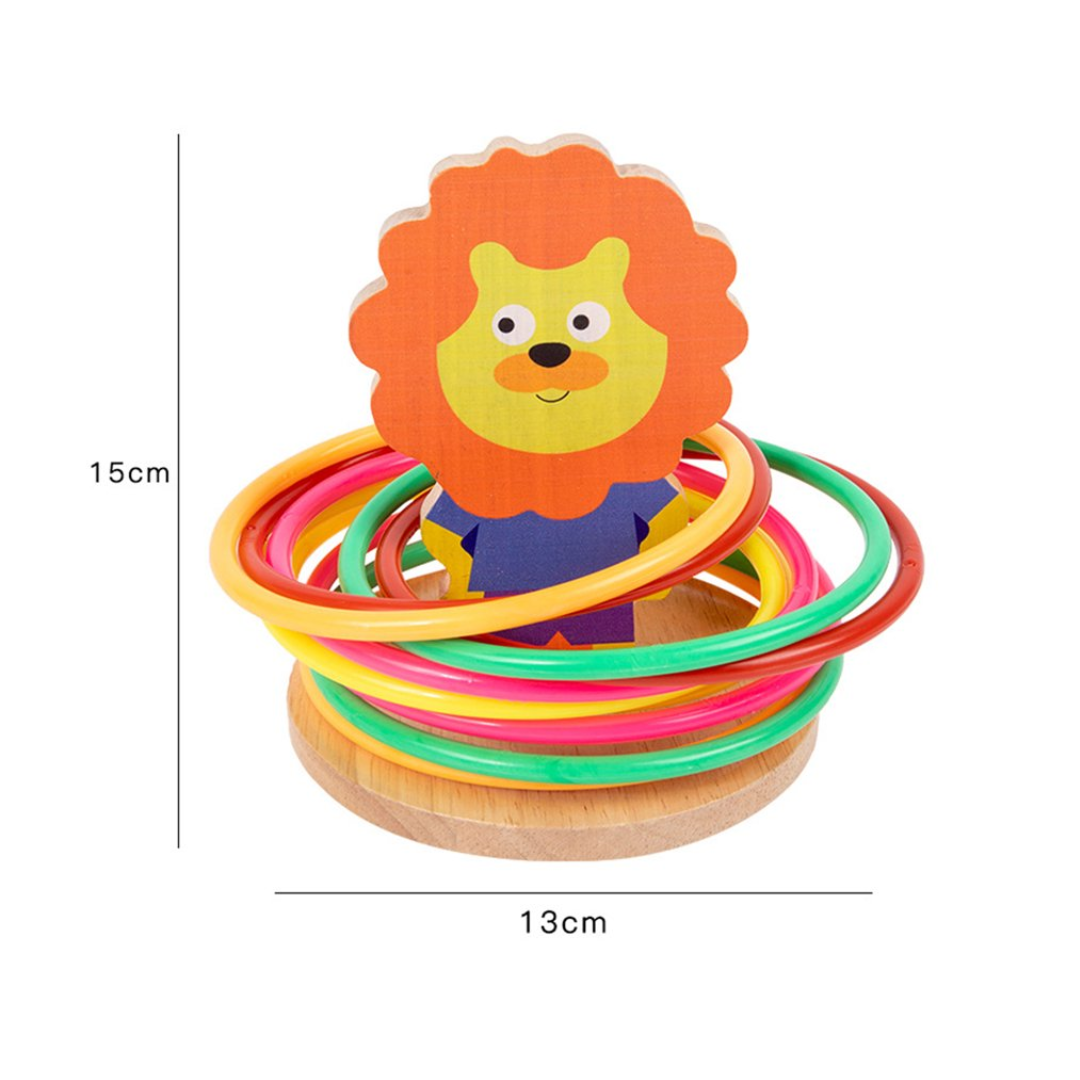 Baby animal ferrule ring toss