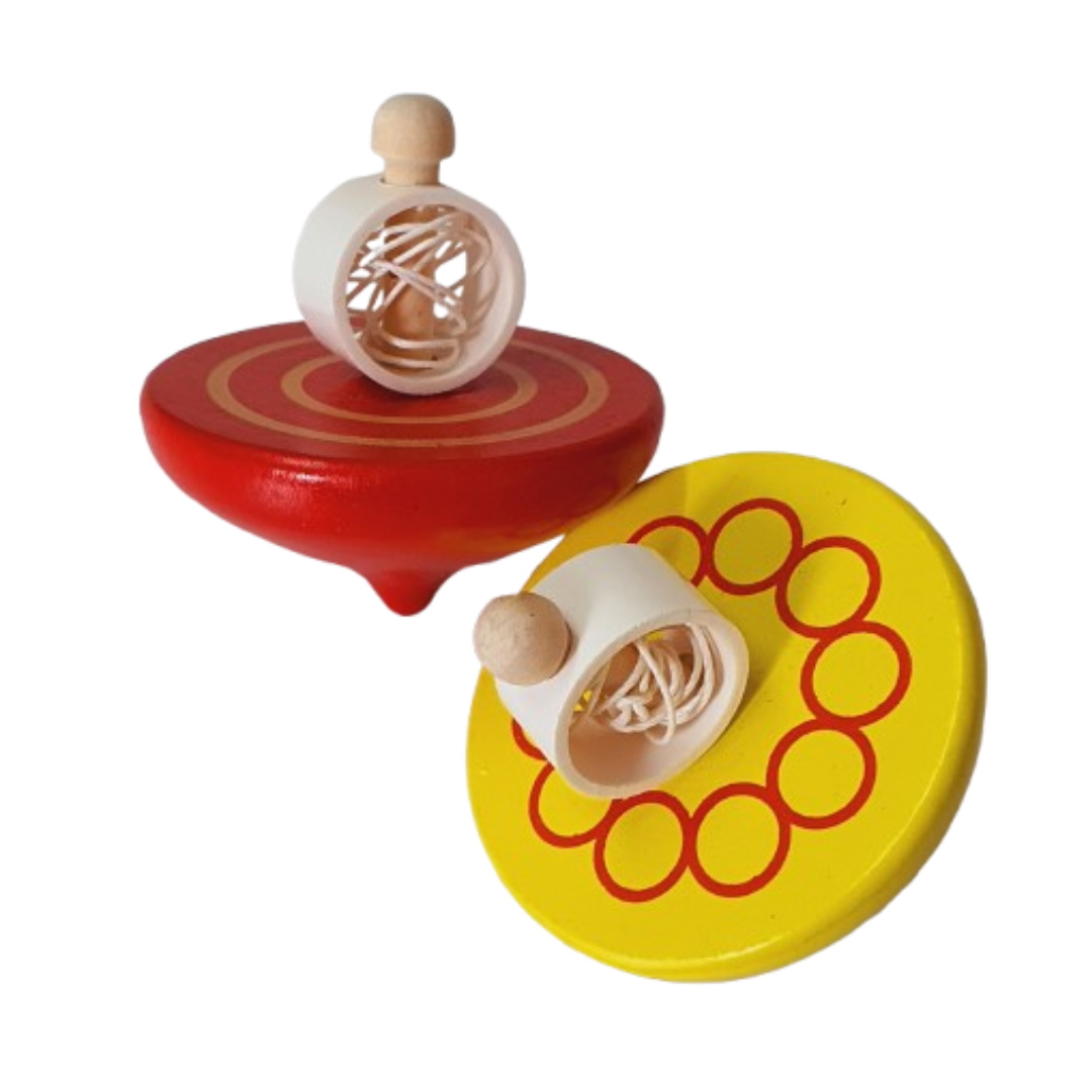 Handcrafted Wooden Spin Top (1pc)