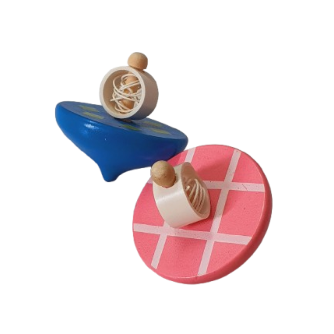 Handcrafted Wooden Spin Top (1pc)