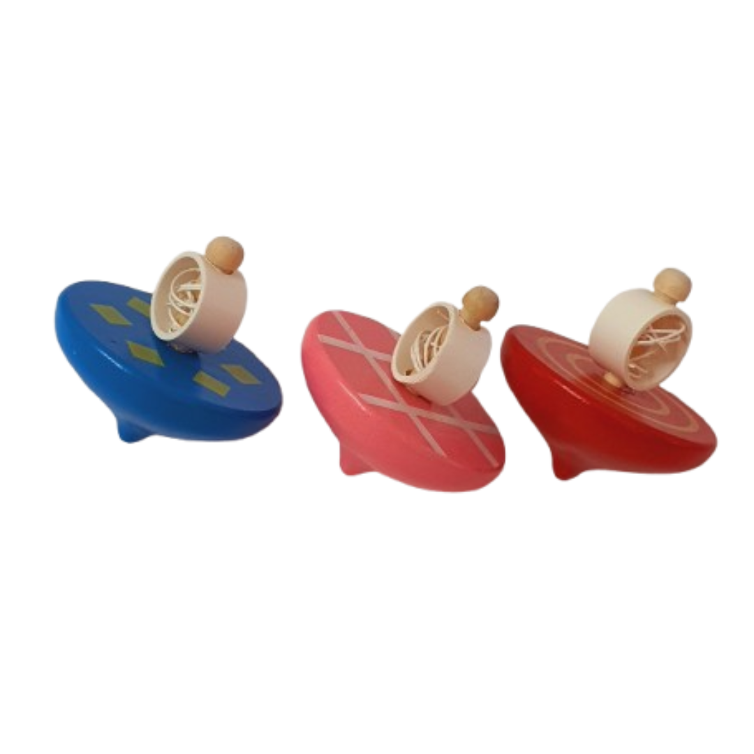 Handcrafted Wooden Spin Top (1pc)