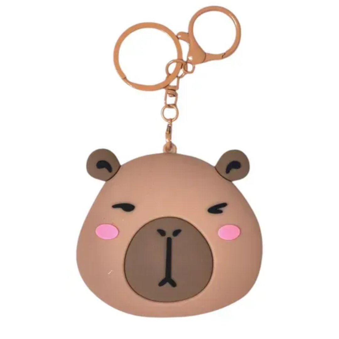 Capybara Mirror Keychain