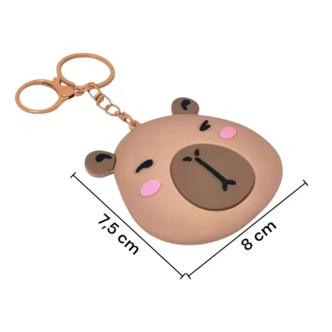 Capybara Mirror Keychain
