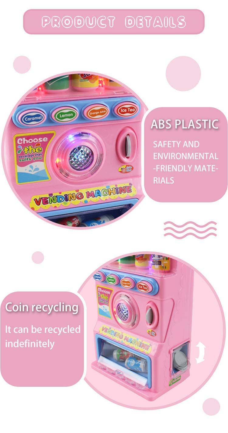 Pretend Play Vending Machine Toy for Kids