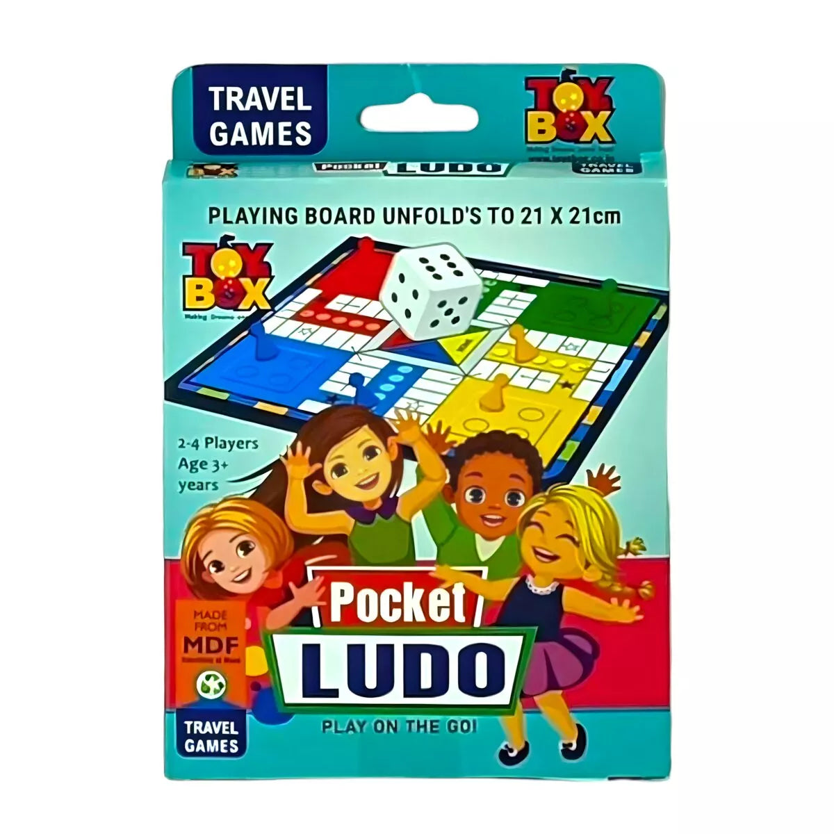 wooden Pocket Ludo