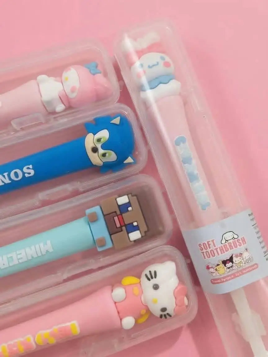Cartoon Theme Soft Bristle Toothbrush