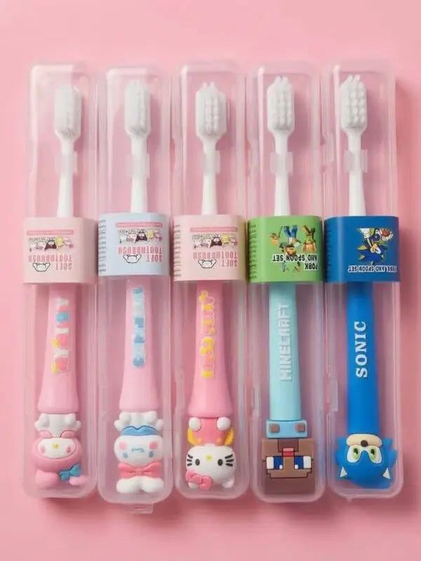 Cartoon Theme Soft Bristle Toothbrush