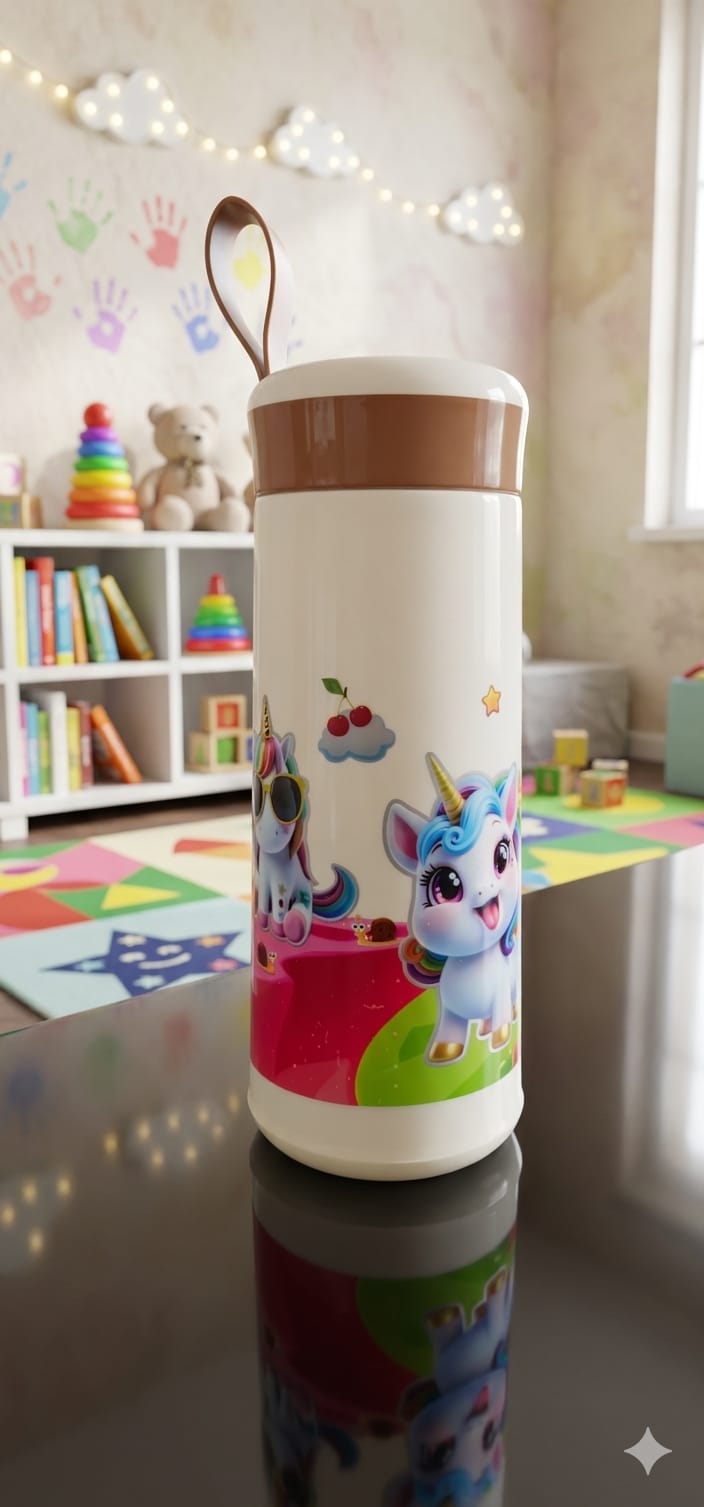 Nice Bottle with Cute Animal Theme print (400ml)