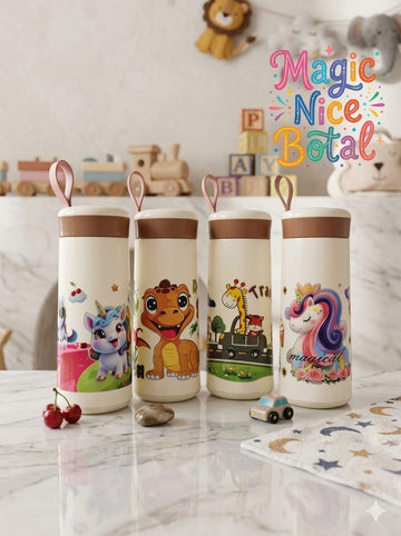 Nice Bottle with Cute Animal Theme print (400ml)