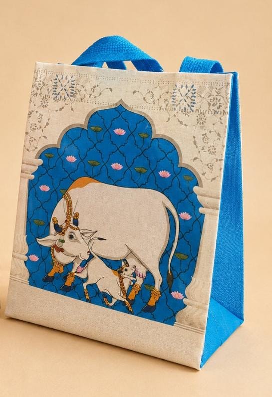 Pichwai thank you bag