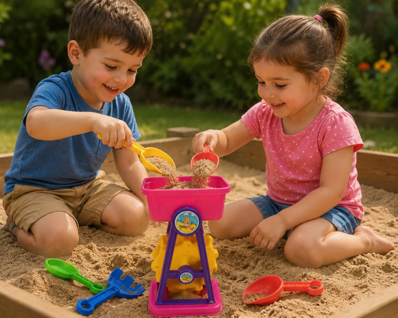 Sand Toy Set with Ferris Wheel