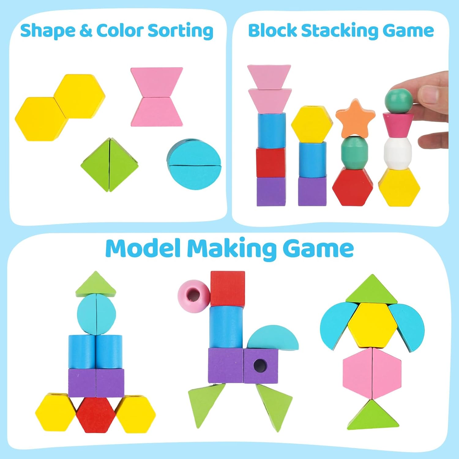 Wooden Beads Sequencing Toy