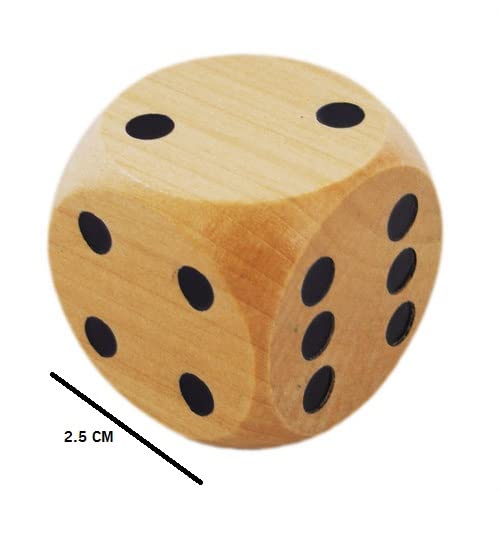 Wooden Big Dice (1pc)