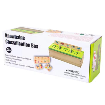 Wooden Knowledge Classification Box