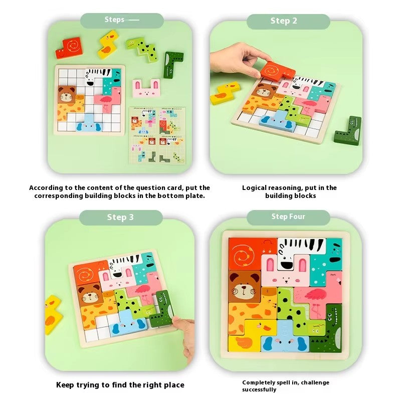 Wooden Puzzle Board Toy