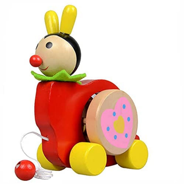 Wooden Musical Bell Pull Along Toy