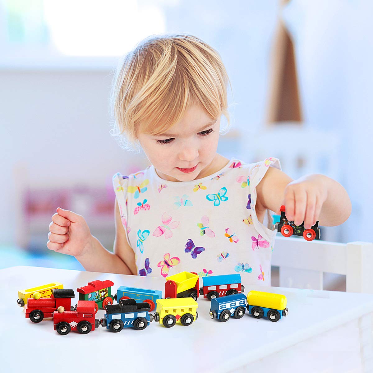 Wooden Magnetic Train Toy