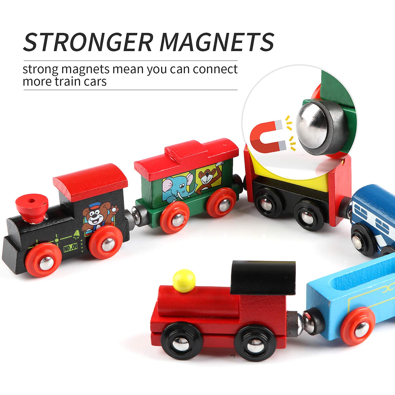 Wooden Magnetic Train Toy