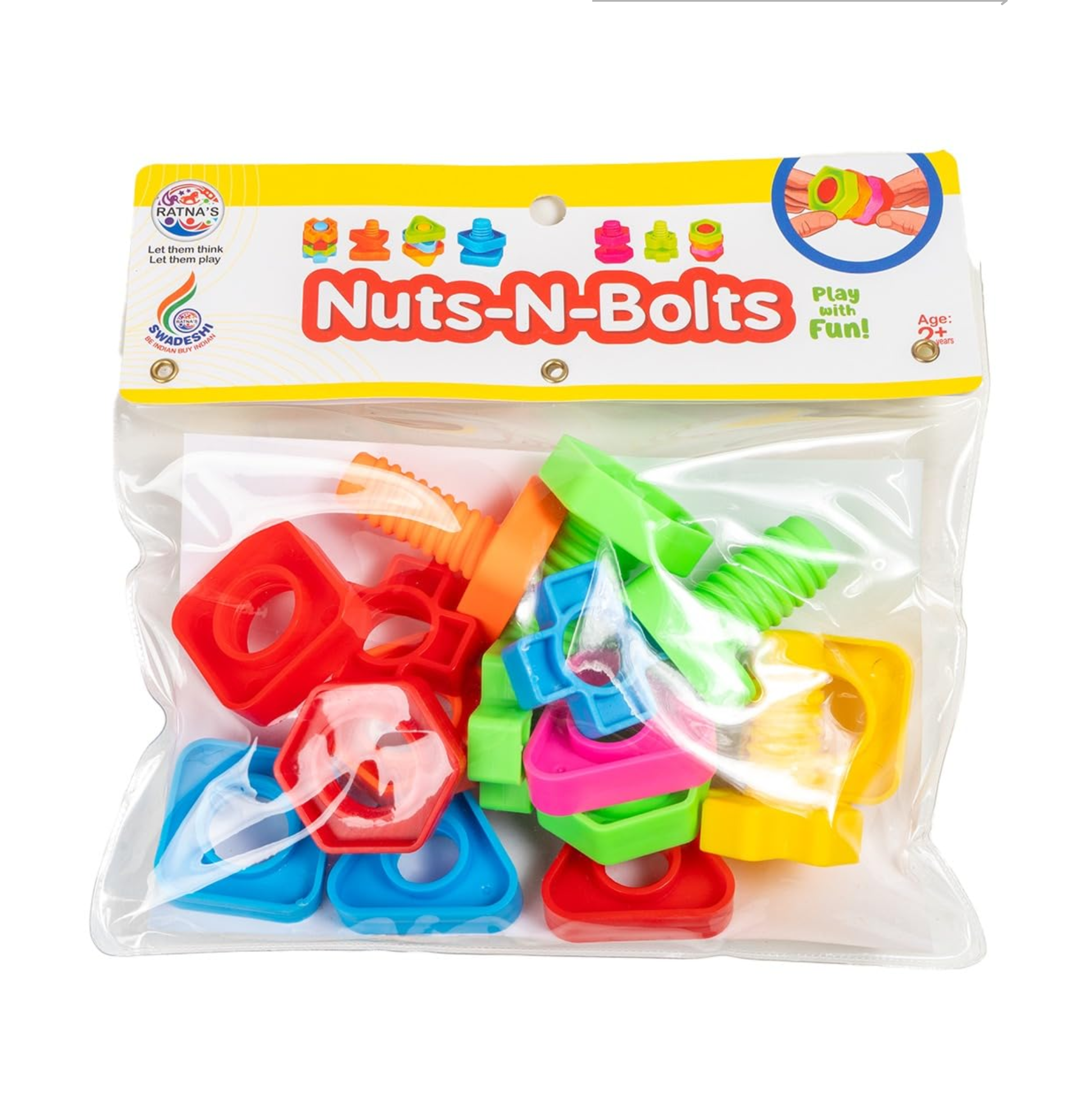 Nuts and Bolts Stacking Toy (12pcs)