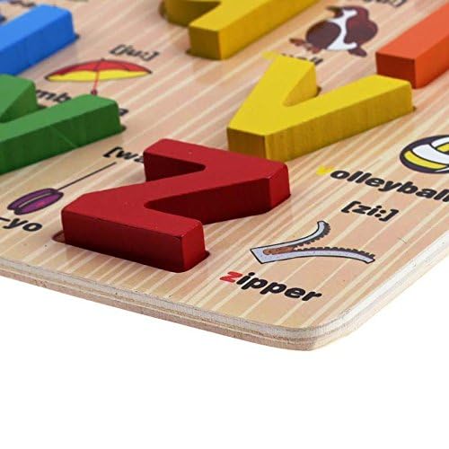 Wooden Alphabet Puzzle Board