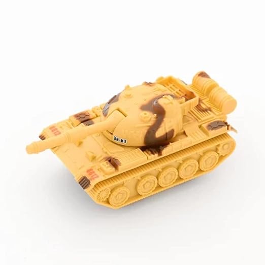 Military Army Fighter Tank Unbreakable Friction Push and Go Toy