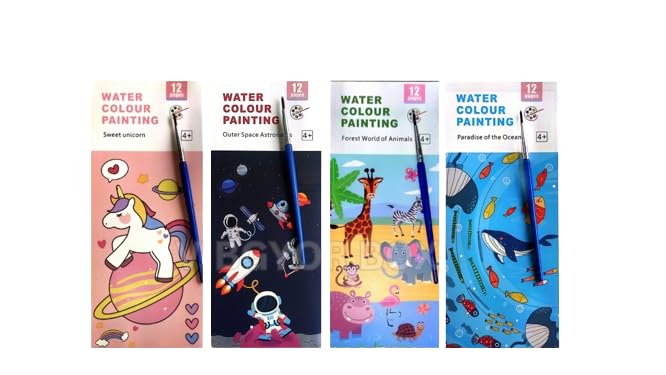Water Colour Painting Book (1pc)