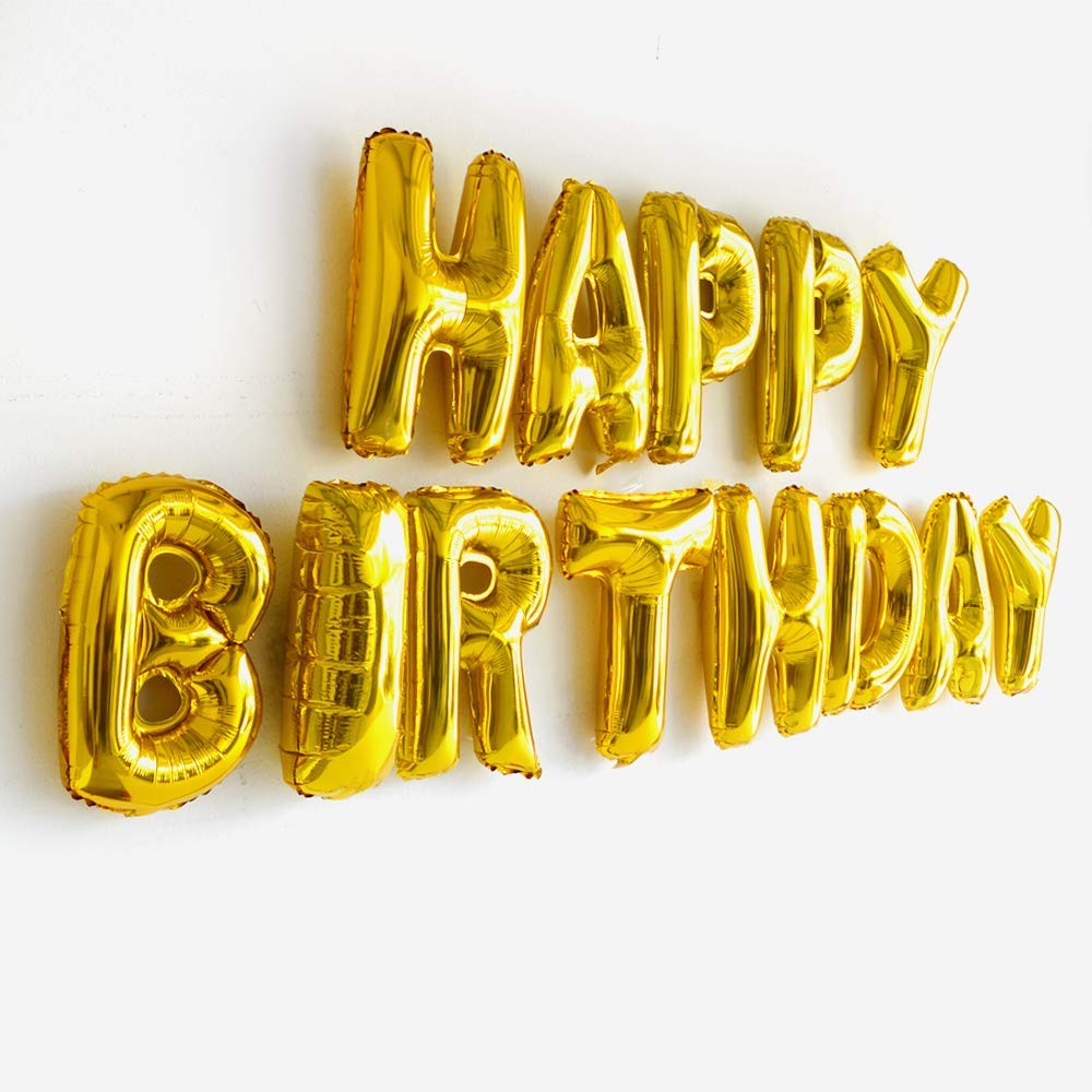 Happy Birthday Banner Foil Balloon