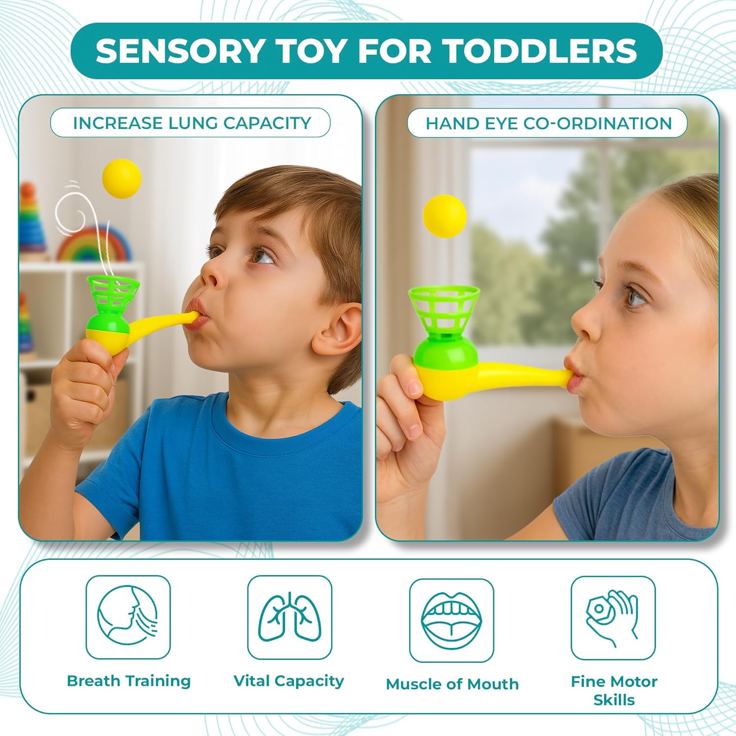 Magic Blow Pipe Set of 2