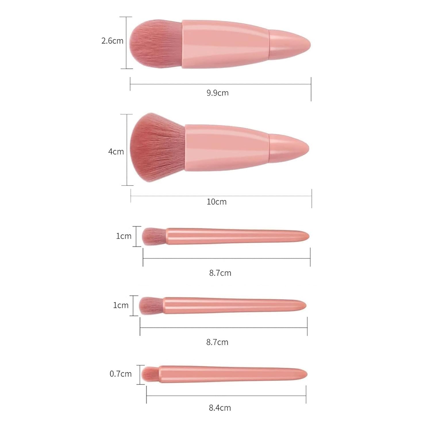 Mini Makeup Brushes Kit