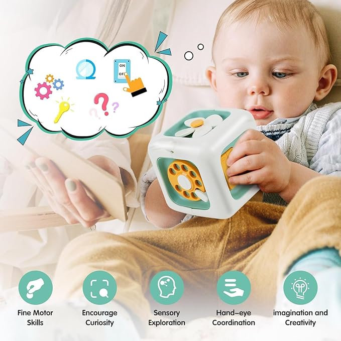 6 in 1 busy cube fidget toy