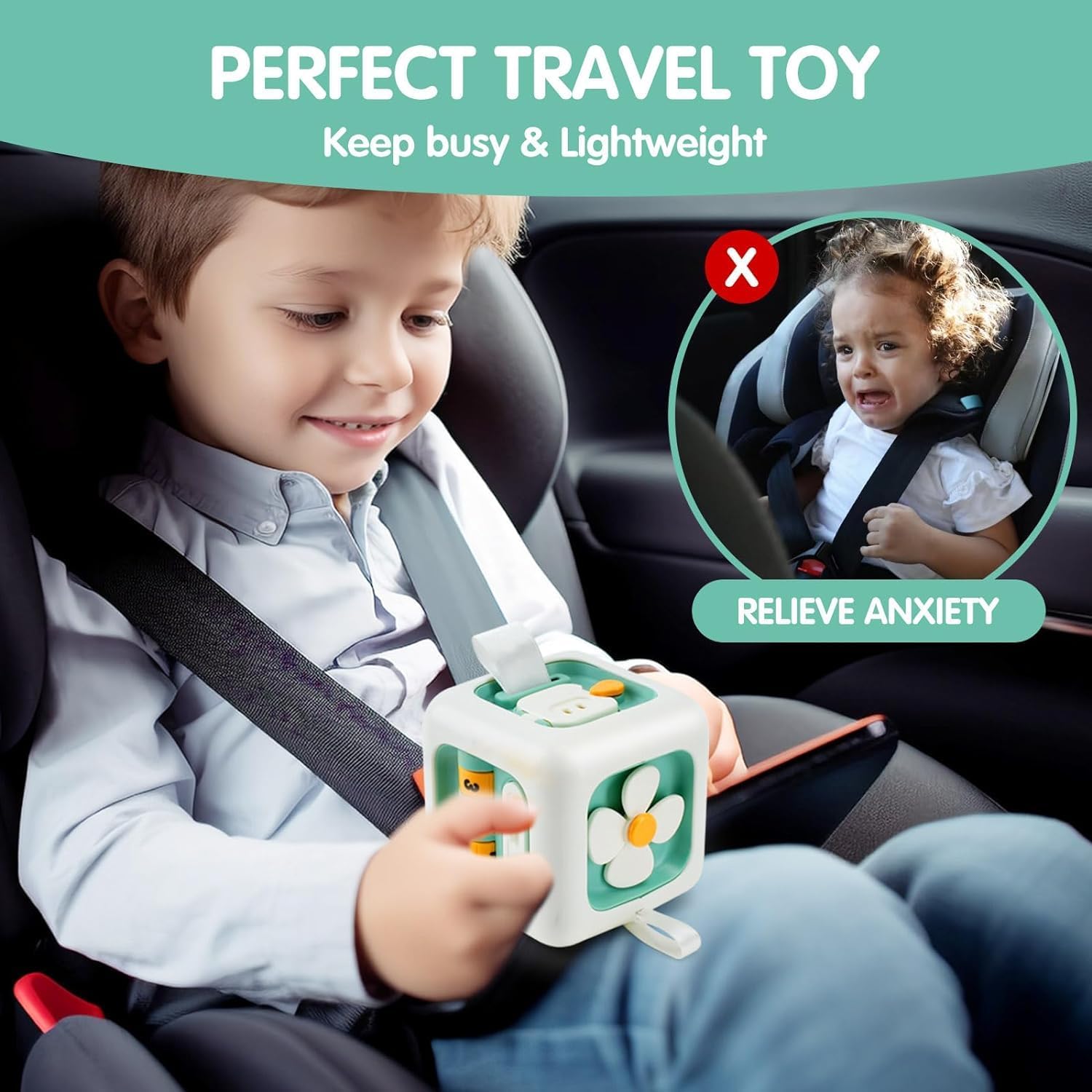 6 in 1 busy cube fidget toy