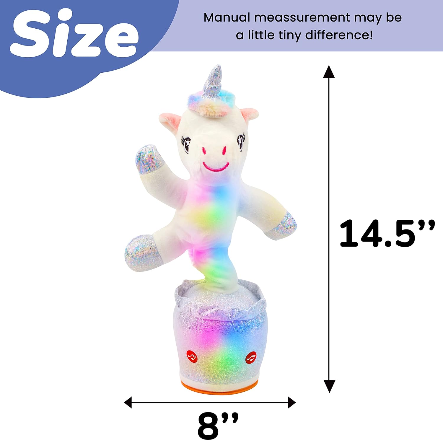 Luminous Dancing Unicorn Repeats Everything You Say