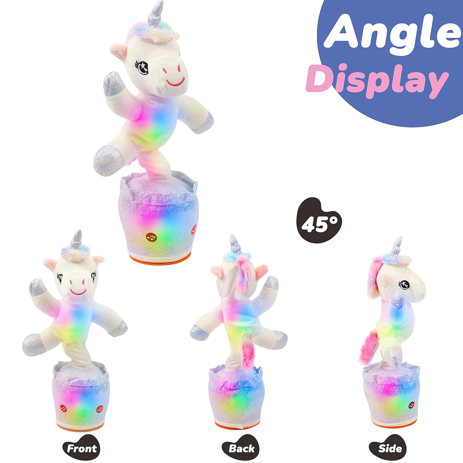 Luminous Dancing Unicorn Repeats Everything You Say