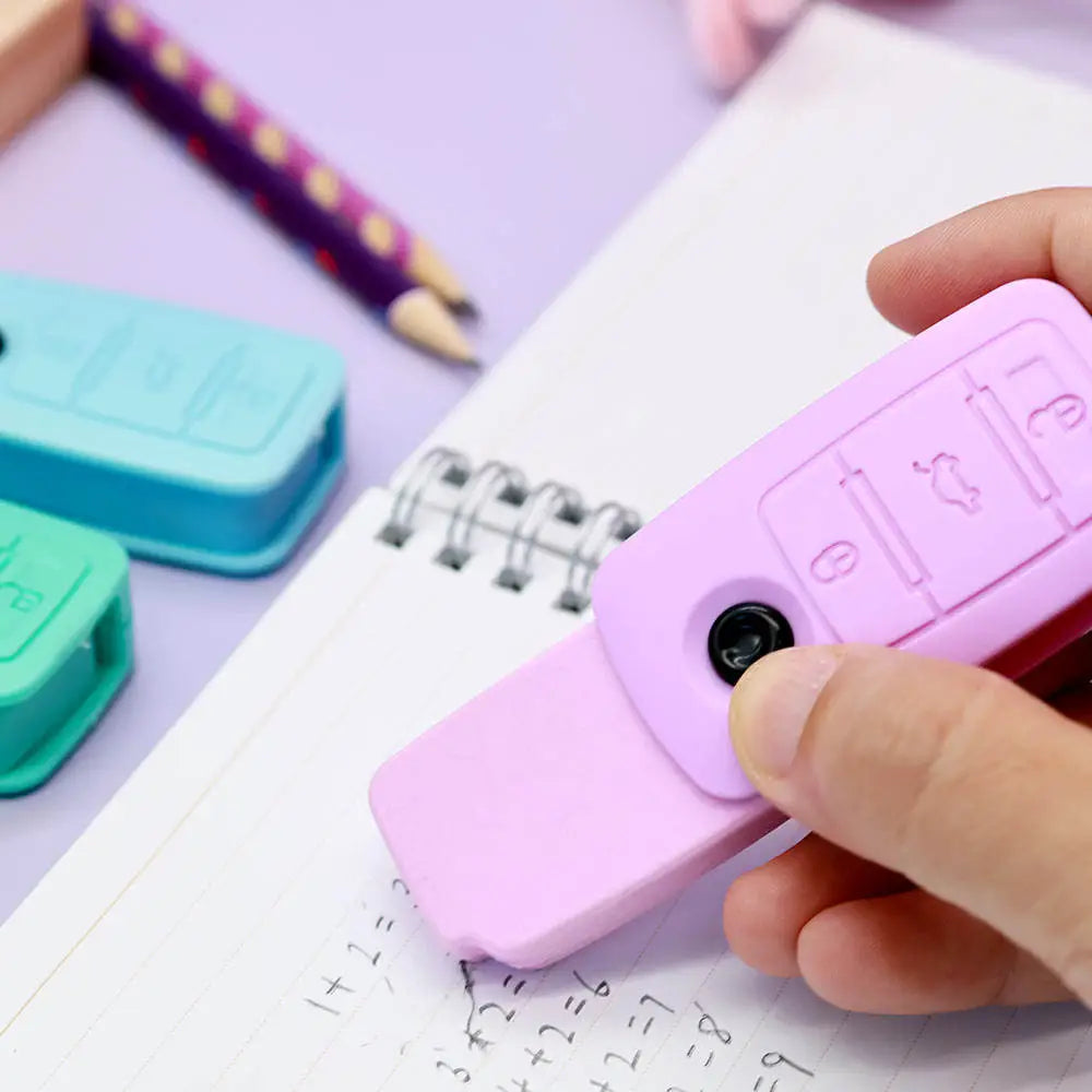 Car Key Shape Eraser