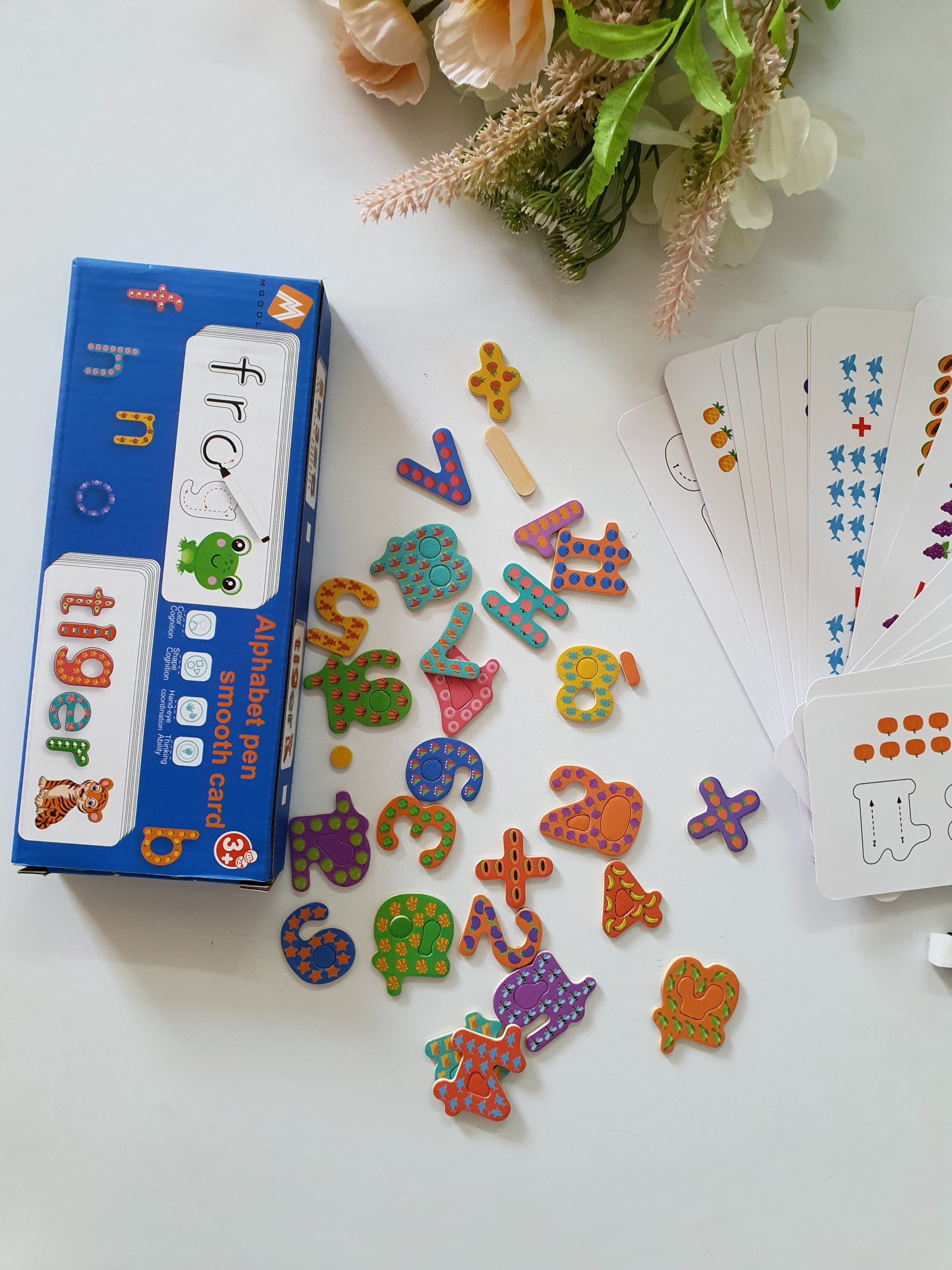 Reusable Wipe and clean Activity spelling game