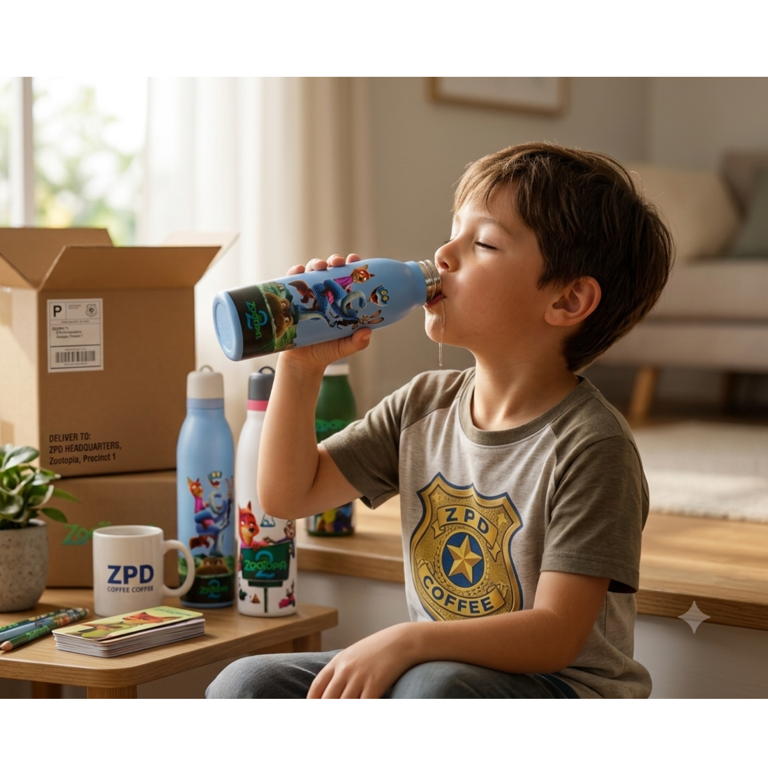 Zootopia Vacum Steel Bottle