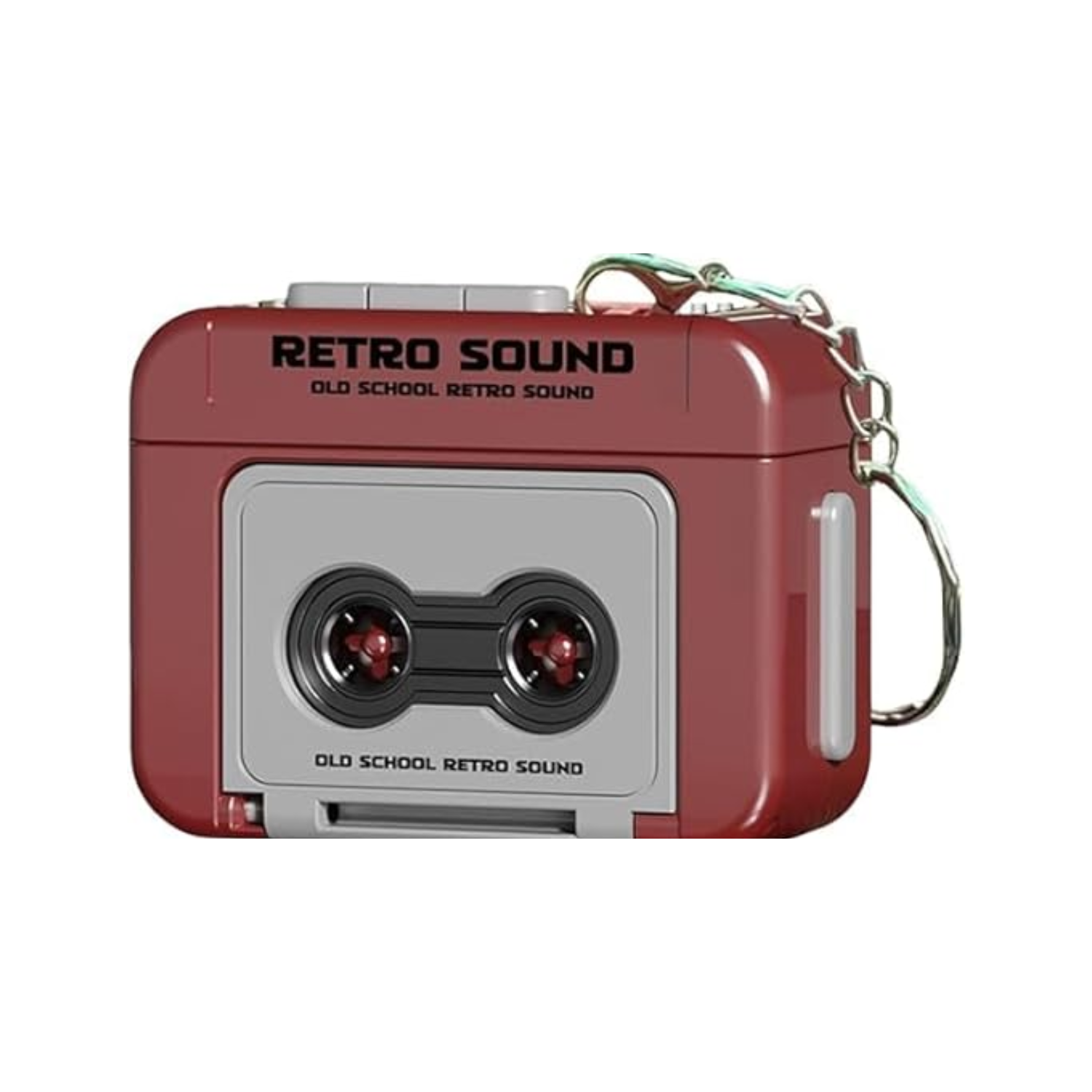 Mini Retro Cassette Tape Recorder Keychain